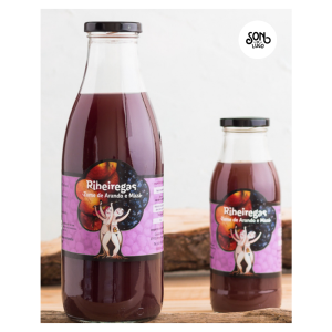 Zumo de arándanos y manzana - Ribeiregas